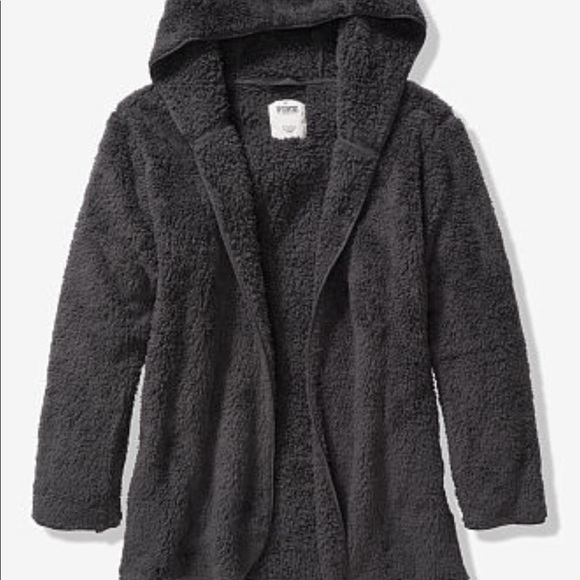 PINK Victoria's Secret Sweaters - 🎉NWT Victoria Secrets Pink Sherpa Cardigan M/L🎉